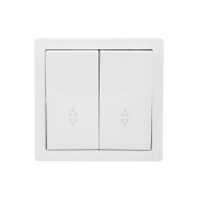 Выключатель проходной 2-кл. ОП LETO бел. LEZARD 752-0200-106