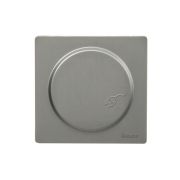 Розетка 1-м ОП LETO с заземл. с крышкой LETO ПБТ платина LEZARD 752-3500-123B