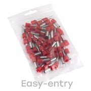 Наконечник штыревой втулочный изол. НШвИ 10.0-12 (уп.50шт) EKF nhvi-10.0-12