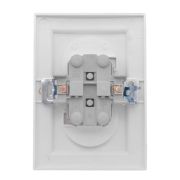 Розетка 2-м СП Минск 10А IP20 без заземл. защ. шторки бел. Basic EKF ERR10-102-100