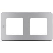 Рамка 2-м Inspiria алюм. IEK 673942
