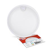 Светильник светодиодный СПП ИД-2065-КРУГ 20Вт 6500К IP65 1800лм 155мм герметичный с инфракрасным датчиком IN HOME 4690612044064